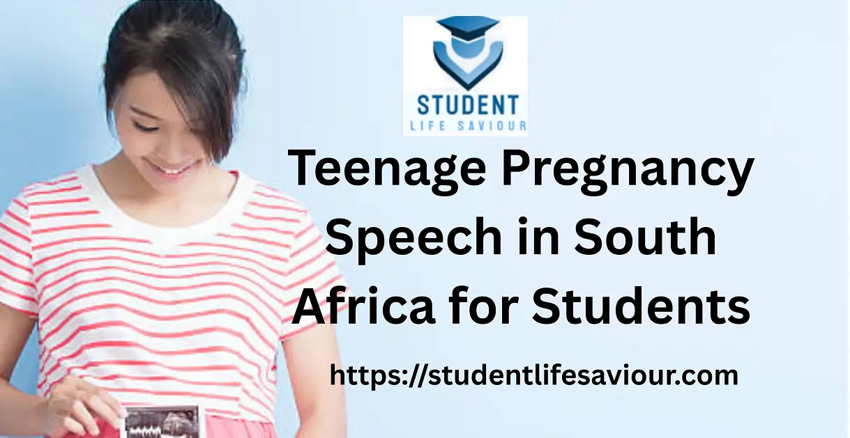 Teenage Pregnancy Speech in South Africa for Students